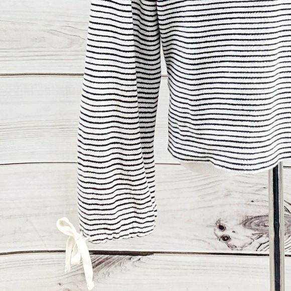 MADEWELL Mile(s) Funnel Neck Top Striped - Picture 7 of 10